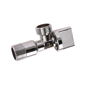 Кран для бытовой техники угловой 1/2х1/2 П/П шаровой, латунь, СТМ CAME1212 (аналог КО043)*1/100