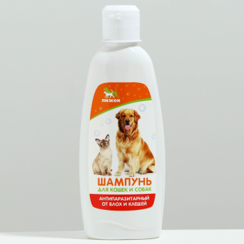 Шампунь "Пижон" антипаразитарный от блох и клещей, для кошек и собак, 250 мл  2850604