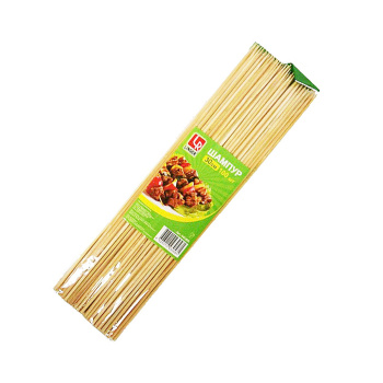 Шампур бамбук 30см LINGER (упак.100шт) д/шашлыка *1/100
