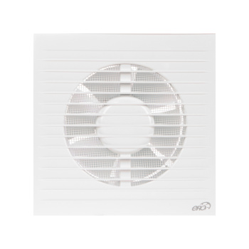 Вентилятор 125 Е125 S C ERA (Ø125мм, сетка, обратный клапан, 140м3/ч 180*180мм) *1/16