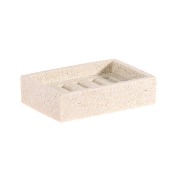 Мыльница Zenfort "Светлый камень" полирезина 106140 *1/24