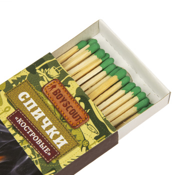 Спички BOYSCOUT, 90 мм, 30 шт., костровые