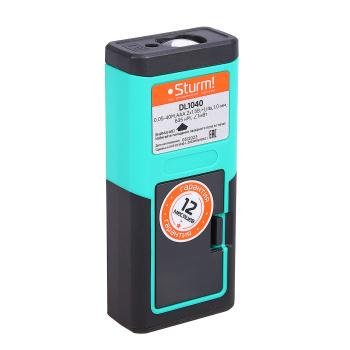 Дальномер лазерный STURM DL1040 LSD дисплей,встроен. уровень,компактный 0,05-40м *1/10