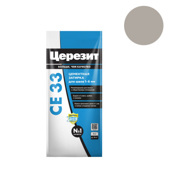 Затирка для швов 2 кг Церезит CE 33, серый