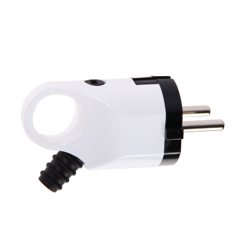 Вилка угловая с/з 16А 220В белая TDM SQ1806-0005 *10/35/350