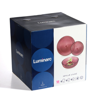 Набор столовый стекло Luminarc 18пр/6перс. "ИДИЛЛИЯ ЛИЛАК" (Франция) *1