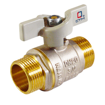 Кран шаровый 3/4" (Ø20) П/П бабочка СТМ (СТАНДАРТ) CWMMB034 *1/15