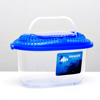 Переноска для животных овальная 19х12,8х11,3 см микс цветов 1741092