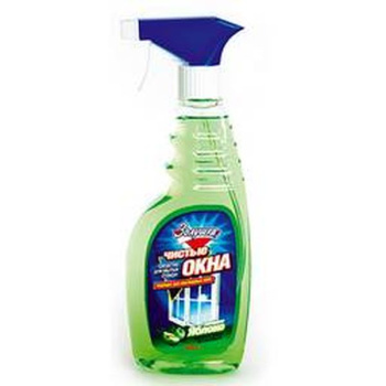 Чист.ср-во дстекла ЗОЛУШКА Чистые окна С распылит 0,5л Морск.свеж. (21-321-10) (Москва) *12 *