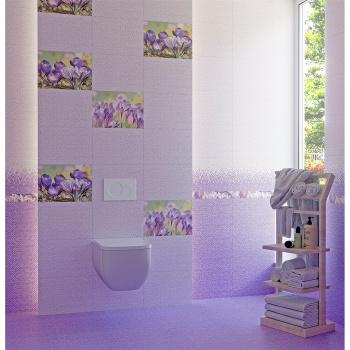 Плитка 40х40 см напольная 1.6 м² Axima Виола, фиолетовый