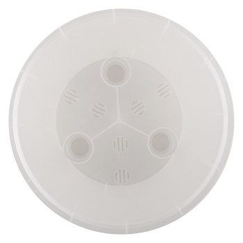 Кашпо пластм. "London Orchid"  5л d верха 230мм h145мм со вставкой Бел. перлам. ING1559БЛПЕРЛ *1/15