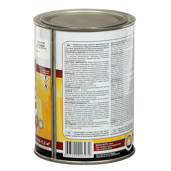 Лак ПФ-283 для внутренних работ по дереву и металлу глянцевый 0,8 кг Лакра  *110588