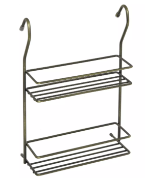Полка 2-х ярусная узкая бронза HD 20.31.04 *1