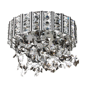 Светильник потолочный S2450/4 CH 4*40W E27 220V (d-420; h-600) S=16м2 VERNER LIGHTING *1