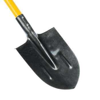 Лопата штыковая из рельс стали, 210*295 с цветным метал. черенком V-ручкой *5 ***