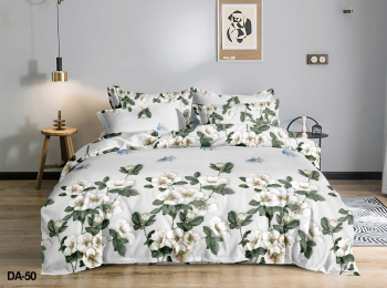 Постельное белье 2сп бамбук Орхидея DA-50, наволочки 70*70см - 2шт *1
