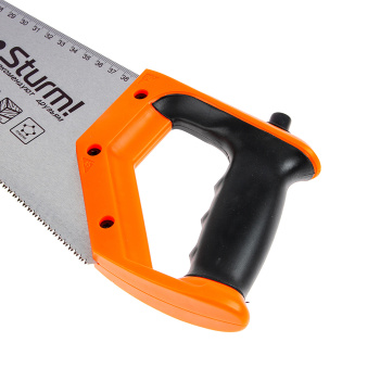 Ножовка по дереву 450мм STURM с карандашом 11-12 зуб.на дюйм,КАЛЕНЫЙ ЗУБ,3D (1060-11-4511) *1/6/36