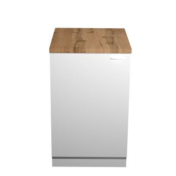 Шкаф напольный 500х850х480 мм BROZEX-WOOD Liberty, с дверцей, белый