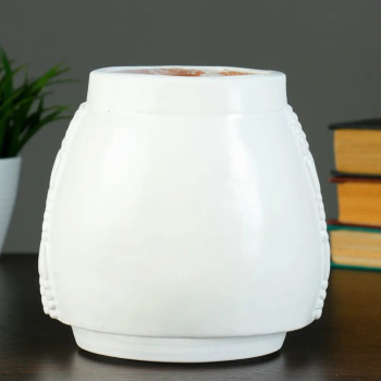 Фигурное кашпо "Клеопатра", 16×17×16 см, белый 3601436