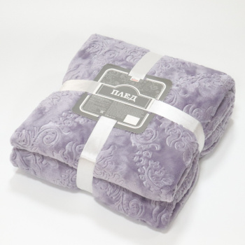 Плед микрофибра 200*220см Кристалл сиреневый Belezza *1/12 Плед микрофибра 200*220см Кристалл сиреневый Belezza *1/12