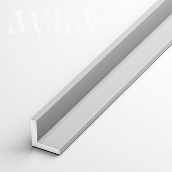 Уголок равнополочный 10х10х2000мм Уп 01.501л анод серебро Лука *10/90