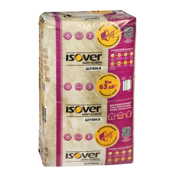 Утеплитель ISOVER Шумка, 50 мм, 10 плит, 6 м²