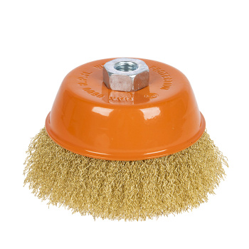 Щетка-насадка "чашка" для УШМ 125 мм STURM латунир. (арт. 5240104) *1/45