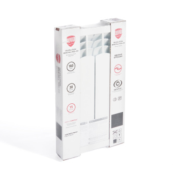 Радиатор биметаллический 4 секции Royal Thermo Revolution, 500 мм, белый