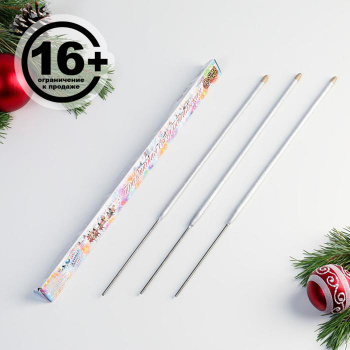 Бенгальские огни "Новогодний", 40 см (3 шт)  4462178