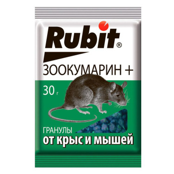 Гранулы от грызунов 30г Зоокуморин+ (Летто) *10/50