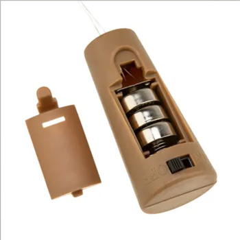 Гирлянда «Нить роса» с пробкой, 2 м, фиксинг, теплый белый, 20 LED, IP20