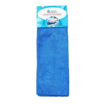 Салфетка для автомобиля Grand Caratt, микрофибра, 350 г/м², 40 х 40 см. синий   5391079