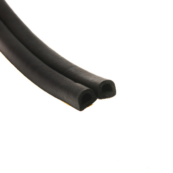 Уплотнитель 10 м TYTAN, 9х7.5 мм, для окон и дверей, профиль D, черный