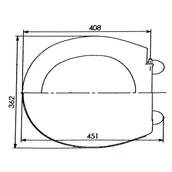 Сиденье для унитаза УКЛАД Эконом, 42х36 см, белый Сиденье для унитаза УКЛАД Эконом, 42х36 см, белый