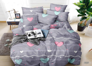 Постельное белье 1,5сп бамбук Орхидея 4069, наволочки 70*70см - 2шт *1