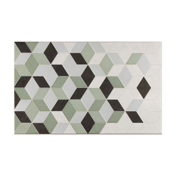 Плитка декоративная Шахтинская плитка Веста 01, 250х400х7 мм, зеленый