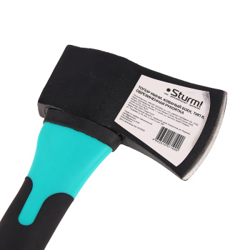 Топор с топорищем 0,5 кг тип В обрезин. рукоятка, кованый боек STURM (арт.1015-24-FB0500) *1/6/24