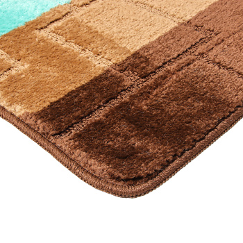 Коврик д/ванной Bombini "Silver" Комплект:(50см х 80см)+д/туалета Коричневый SLV 71 *1/25