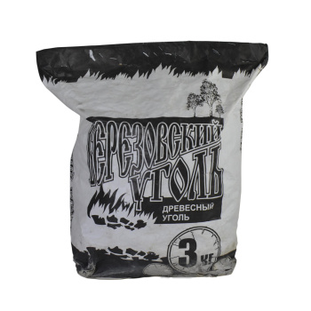 Уголь древесный березовый, 3 кг