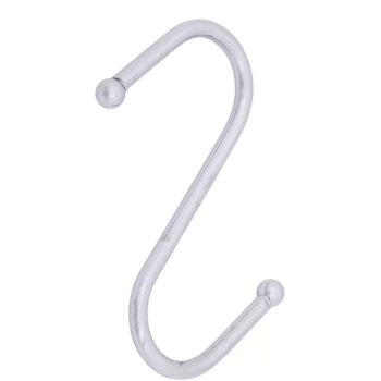 Крючок на рейлинг d16мм металл. хромир. "Manzzaro" HD 50.51.00 *10/400