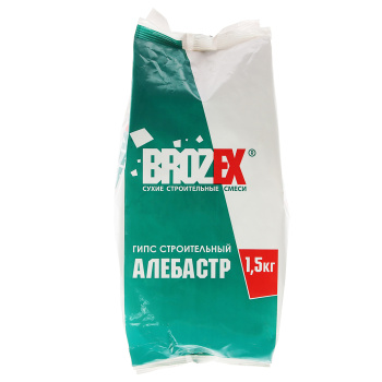 Алебастр 1.5 кг BROZEX, Г-5 БII