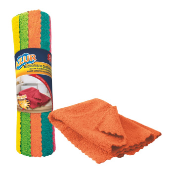 Салфетки д/уборки микрофибра 30х30см 5шт  026190 "York" *1/48