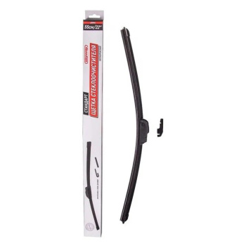 яяяЩетка стеклоочистителя SKYWAY стандарт, 55 см, 22", бескаркасная   3252484