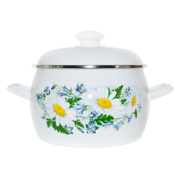 Кастрюля эмалированная 2,0л d160мм металл.кр.с пл.р.,об.нерж., с Деколью С-4210АП2/4 *1/8 Кастрюля эмалированная 2,0л d160мм металл.кр.с пл.р.,об.нерж., с Деколью С-4210АП2/4 *1/8