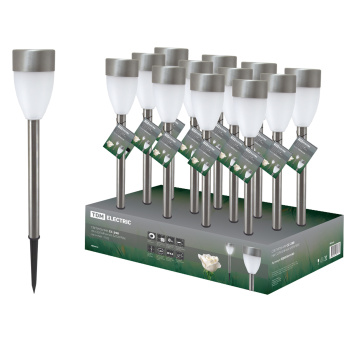 Светильник садовый на солнч. батарее СС-298  5,5х37см TDM SQ0330-0103  *1/24