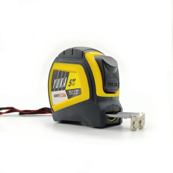 Рулетка  5м х19мм резино-пластик корпус стальн.лента автостоп магнит артYK005190M Novocraft*1/12/120