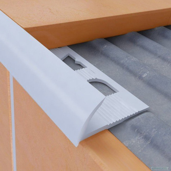 Профиль д/каф.плитки 7-8мм наружный (Светло-голубой) T.plast 2,5м *25