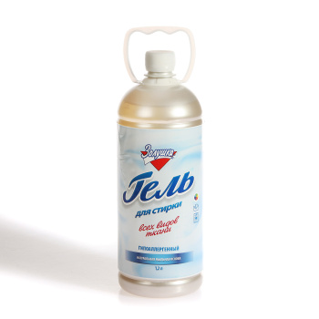 Средство д/стирки ЗОЛУШКА гипоаллергенный 1,2л (С25-2)  (Москва)*10 *