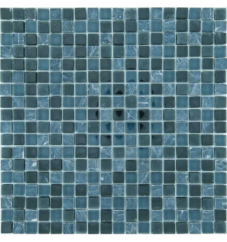 Мозаика 30х30 см Foshan DHK-TJ03, 0.09 м², стекло, синий
