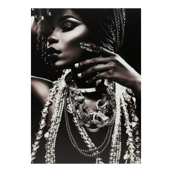 Картина-холст на подрамнике "Королева Африки" 50х70 см 9035885